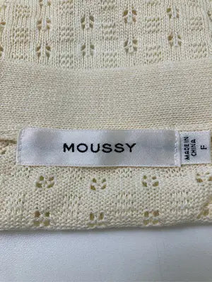 MOUSSY/マウジー/カーディガン/ボレロ/トップス/アイボリー/F