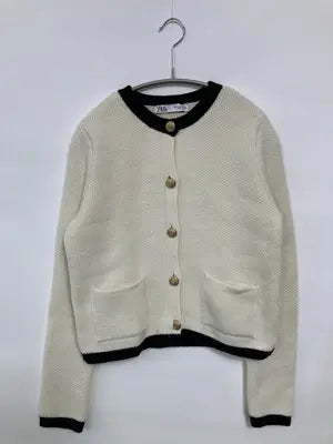 ZARA/ザラ/カーディガン/ボレロ/トップス/グレー/EUR M