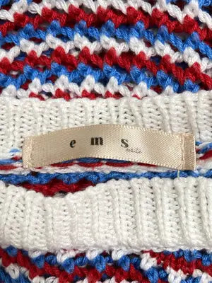 ems/エムズエキサイト/ニット/セーター/トップス/レッド/F