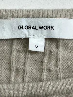 GLOBAL WORK/グローバルワーク/ニット/セーター/トップス/ベージュ/S