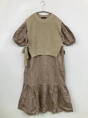 w closet/ダブルクローゼット/ワンピース/ワンピース/ドレス/ベージュ/F