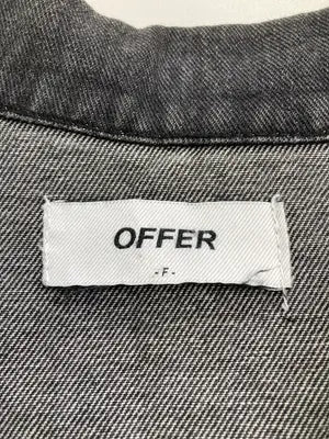 OFFER/デニムジャケット/ジャケット/アウター/ブラック/F