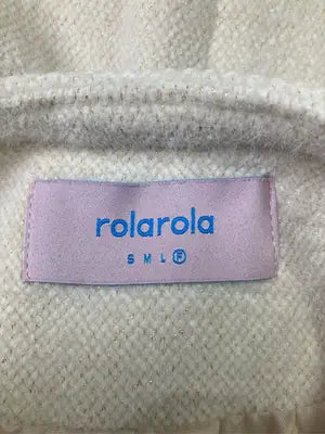 rolarola/ノーカラージャケット/ジャケット/アウター/アイボリー/F