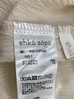 ehka sopo/エヘカソポ/シャツワンピース/ワンピース/ドレス/アイボリー/F