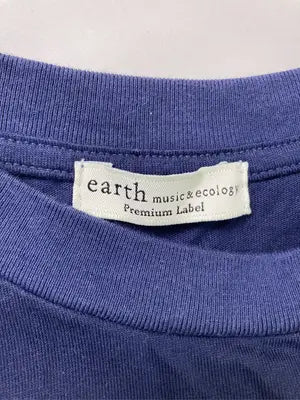 earth/アース/Tシャツ/カットソー/トップス/ブルー/F