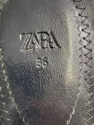 ZARA/ザラ/サンダル/シューズ/ブラック/36