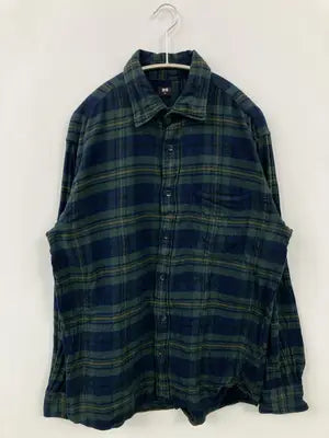 UNIQLO/ユニクロ/シャツ/ブラウス/トップス/グリーン/M