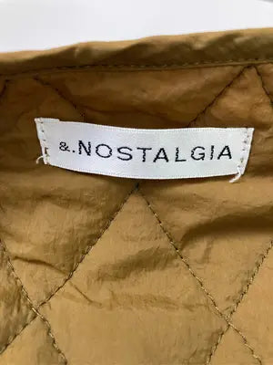 &.NOSTALGIA/アンドノスタルジア/ダウンベスト/ジャケット/アウター/ブラウン/M