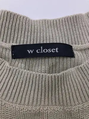 w closet/ダブルクローゼット/ワンピース/ワンピース/ドレス/ベージュ/F