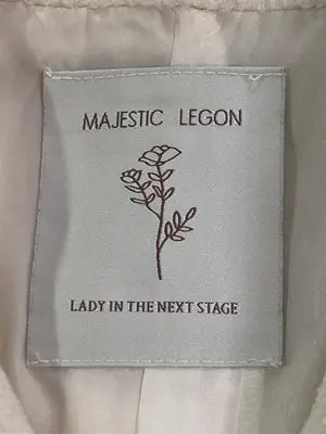 MAJESTIC LEGON/マジェスティックレゴン/チェスターコート/ジャケット/アウター/アイボリー/M