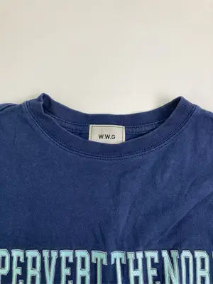 W.W.G/フーズフーギャラリー/Tシャツ/カットソー/トップス/ネイビー/F