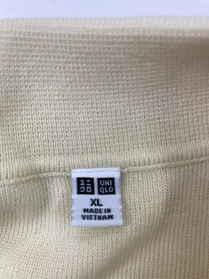 UNIQLO/ユニクロ/ポロシャツ/トップス/アイボリー/XL