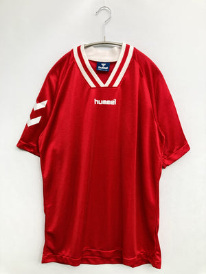 hummel/ヒュンメル/Tシャツ/カットソー/トップス/レッド/S
