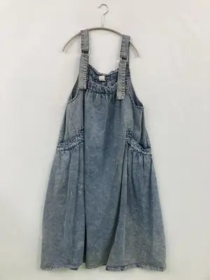 Fashion jeans/ファッションジーンズ/ジャンパースカート/ワンピース/ドレス/ブルー/M