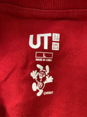 UNIQLO UT/ユニクロユーティー/Tシャツ/カットソー/トップス/レッド/L