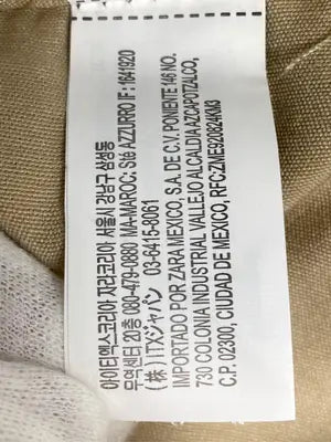 ZARA/ザラ/チノパンツ/パンツ/ベージュ/USA 32 EUR 42