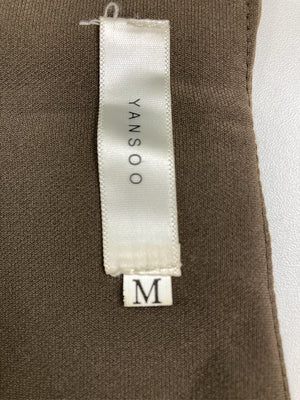 yansoo/ベスト/トップス/ブラウン/M