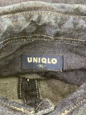 UNIQLO/ユニクロ/シャツ/ブラウス/トップス/ネイビー/XL