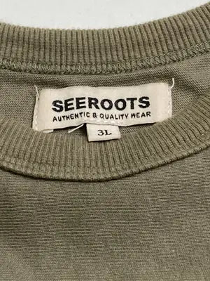 SEEROOTS/シールーツ/スウェット/トップス/カーキ/3L