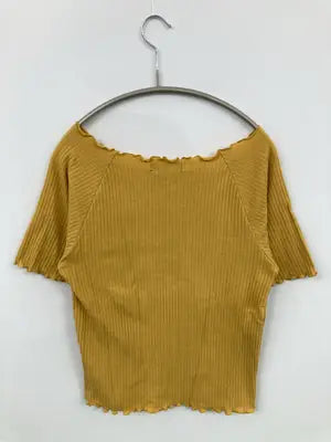 SUGAR SPOON/シュガースプーン/Tシャツ/カットソー/トップス/イエロー/F