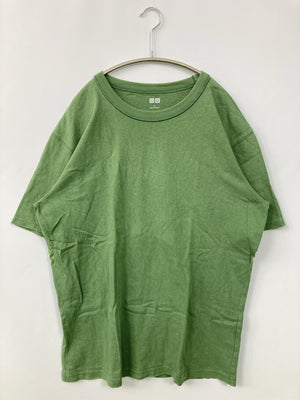 UNIQLO/ユニクロ/Tシャツ/カットソー/トップス/ライトグリーン/L
