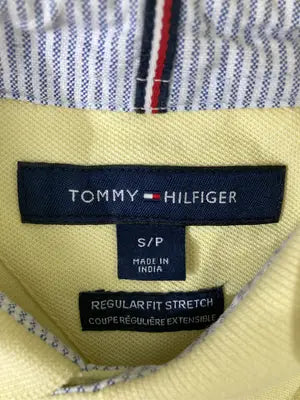 TOMMY HILFIGER/トミーヒルフィガー/ポロシャツ/トップス/イエロー/S/P