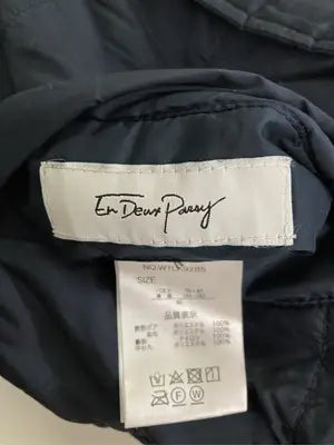 en deux passy/ベスト/トップス/ネイビー/M  バスト79～87  身長154～162