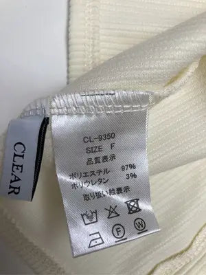 clear basic/Tシャツ/カットソー/トップス/ホワイト/F