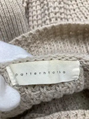 pattern torso/パターントルソー/ニット/セーター/トップス/ベージュ/F