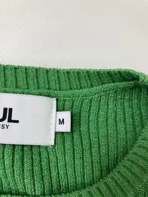 AZUL by MOUSSY/アズールバイマウジー/ニット/セーター/トップス/グリーン/M