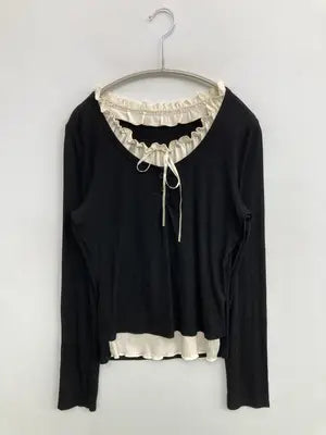 Tシャツ/カットソー/トップス/ブラック/L