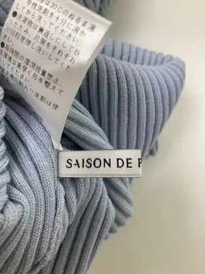SAISON DE PAPILLON/セゾンドゥパピヨン/ニット/セーター/トップス/ブルー/M