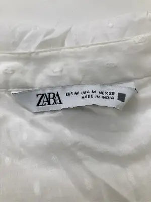 ZARA/ザラ/シャツ/ブラウス/トップス/ホワイト/EUR M/USA M/ MEX 28