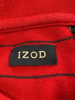 IZOD/アイゾッド/ポロシャツ/トップス/レッド/2XLT