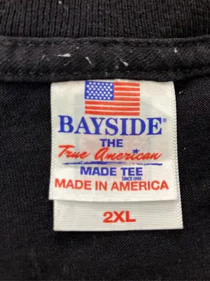 BAYSIDE/ベイサイド/Tシャツ/カットソー/トップス/ブラック/2XL