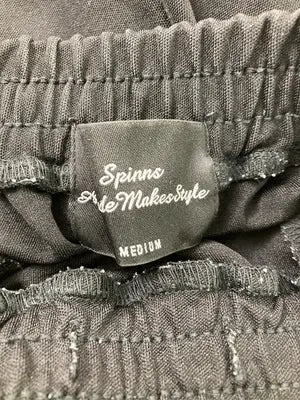 Spinns Attitude Makes Style/ジャージ/トラックパンツ/パンツ/ブラック/MEDIUM