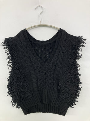 Tシャツ/カットソー/トップス/ブラック/F