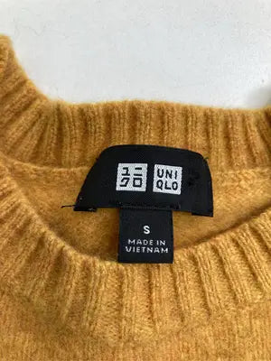 UNIQLO/ユニクロ/ニット/セーター/トップス/オレンジ/S