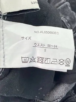 3。3 FIELD TRIP/デニムパンツ/パンツ/ブラック/S