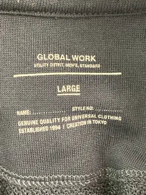 GLOBAL WORK/グローバルワーク/スウェット/トップス/ネイビー/L