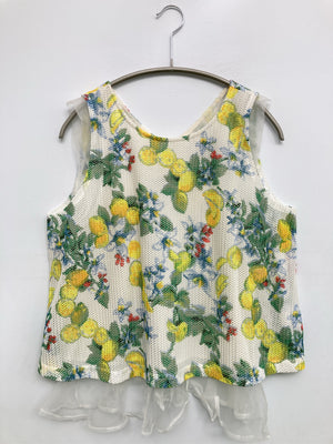 doll up oops/ドールアップウップス/ノースリーブ/トップス/イエロー