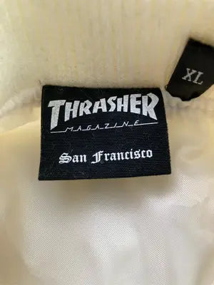 THRASHER/スラッシャー/ブルゾン/ジャケット/アウター/アイボリー/XL
