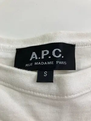 A.P.C./アーペーセー/Tシャツ/カットソー/トップス/ホワイト/S