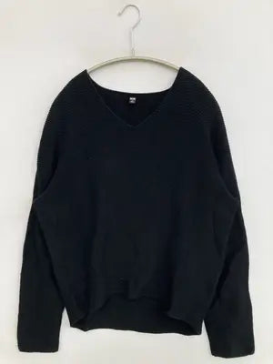 UNIQLO/ユニクロ/ニット/セーター/トップス/ブラック/M