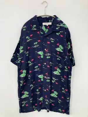 blue standard/シャツ/ブラウス/トップス/ネイビー/XXL