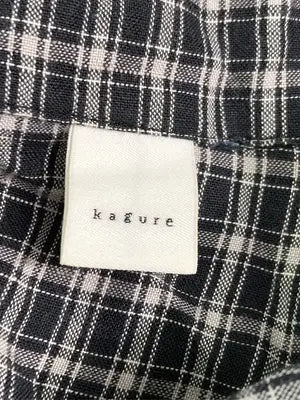 Kagure/シャツワンピース/ワンピース/ドレス/ブラック/Free