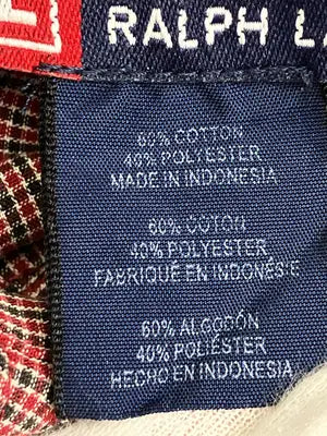 CHAPS RALPH LAUREN/チャップスラルフローレン/シャツ/ブラウス/トップス/レッド/XL
