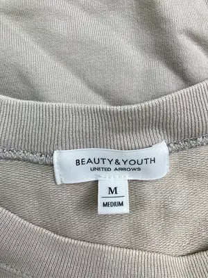 BEAUTY&YOUTH/ビューティーアンドユース/Tシャツ/カットソー/トップス/ベージュ/M