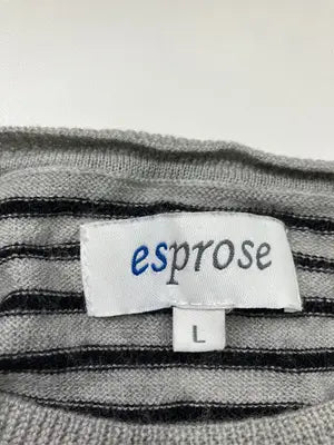 esprose/ニット/セーター/トップス/グレー/L