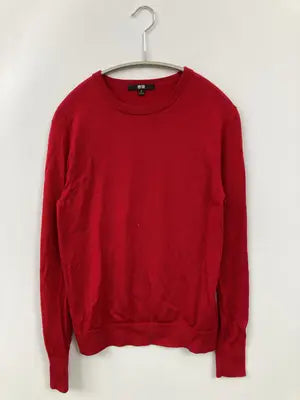 UNIQLO/ユニクロ/ニット/セーター/トップス/レッド/M